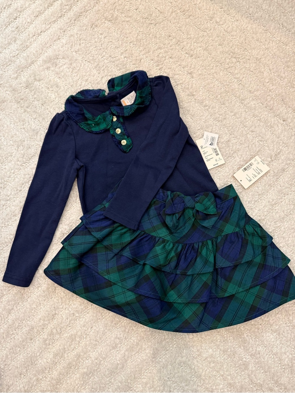 NWT - Gymboree Girls Blouse & Skirt Set - Size 4T